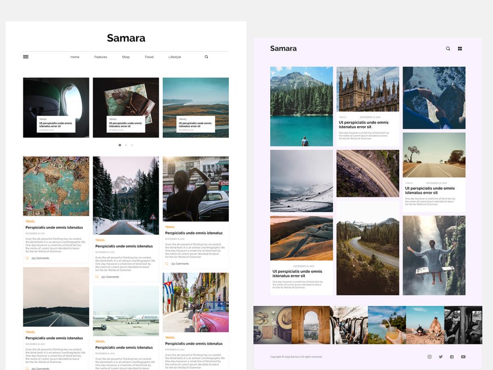 Samara - Blog UI Kit 3