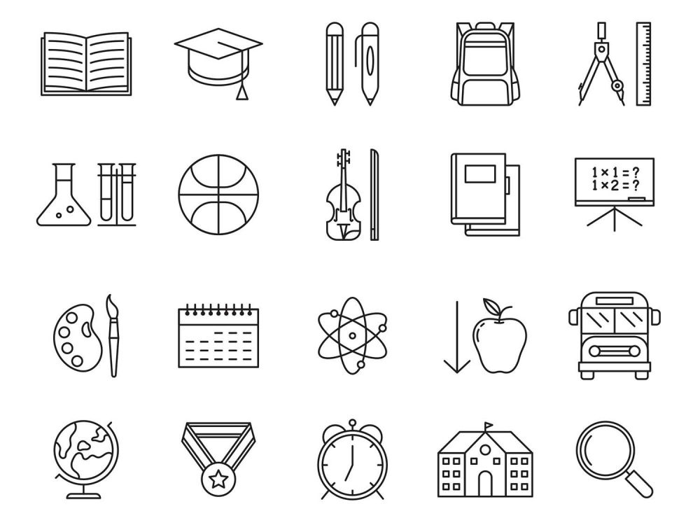 School Vector Icons