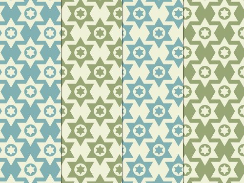 Seamless Geometric Stars Free Pattern