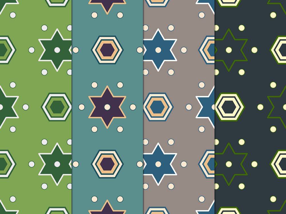 Seamless Polygon Free Pattern