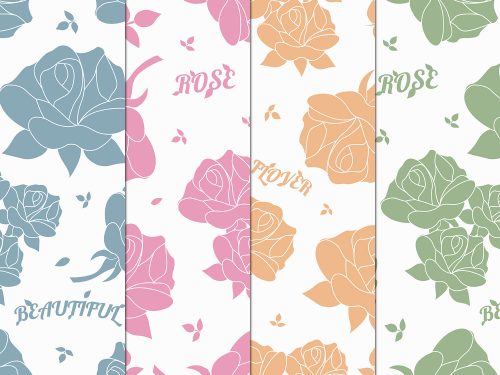 Seamless Roses Free Pattern