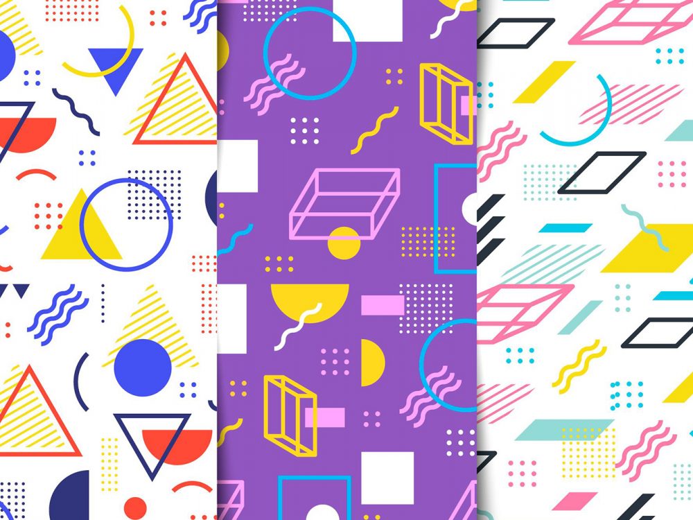 Set of Memphis Pattern Collection