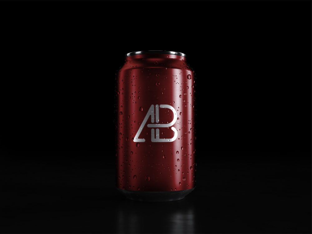 Soda Can Mockup