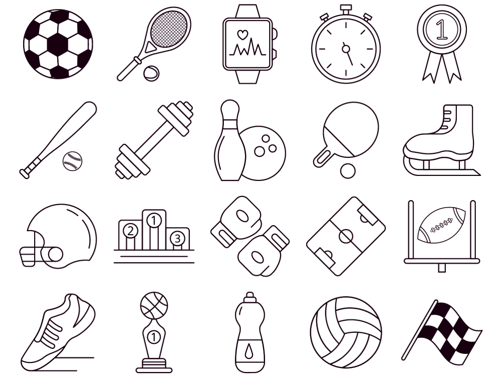 Sport Vector Free Icon Set 2