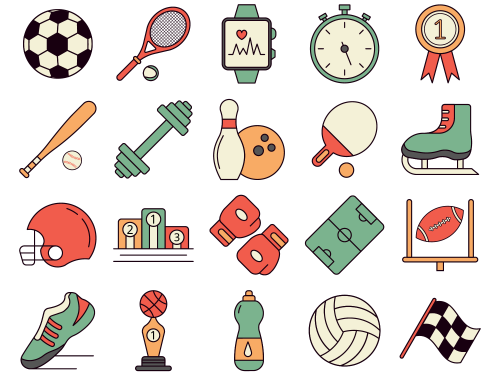 Sport Vector Free Icon Set
