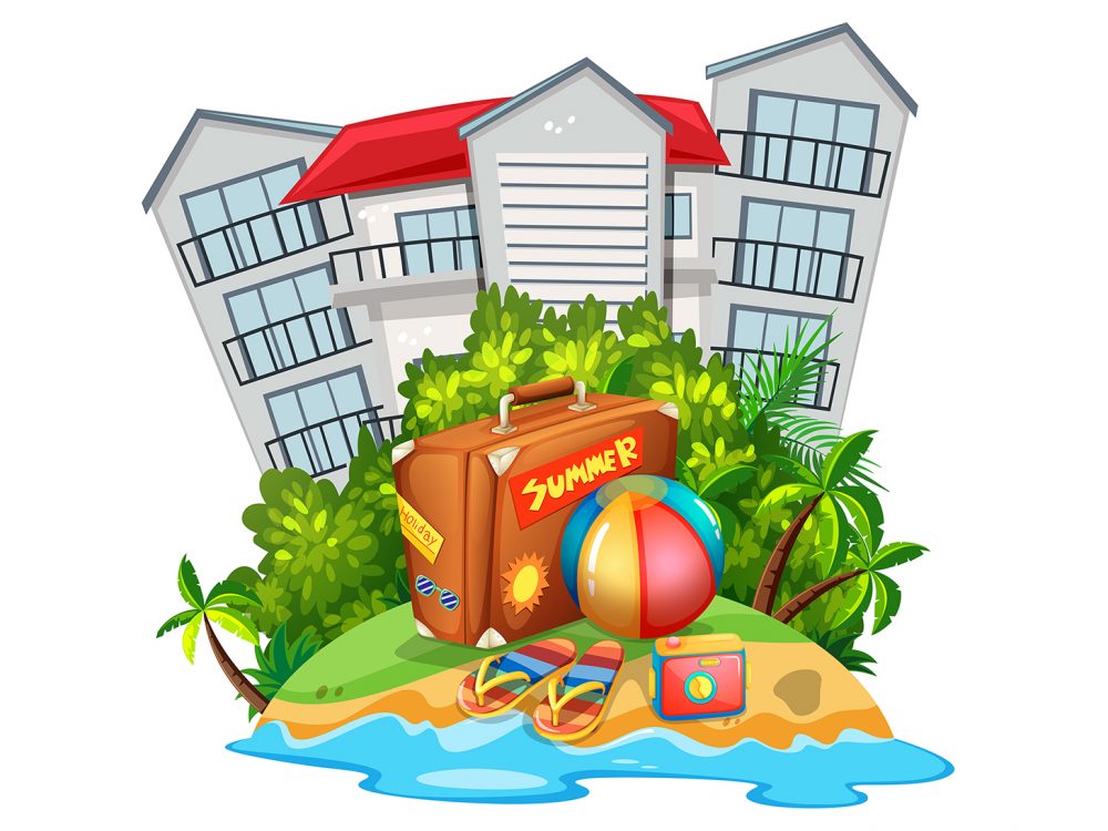 Summer Vacation Illustration