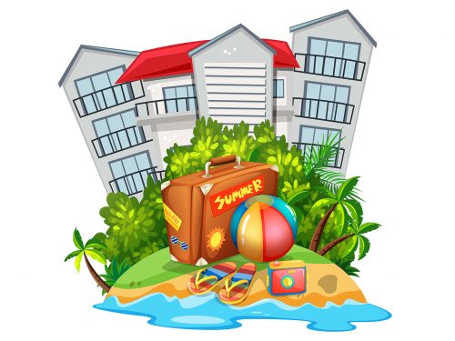 Summer Vacation Illustration