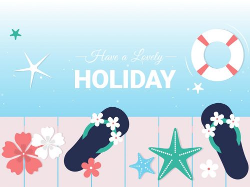 Summer Vacation Illustration