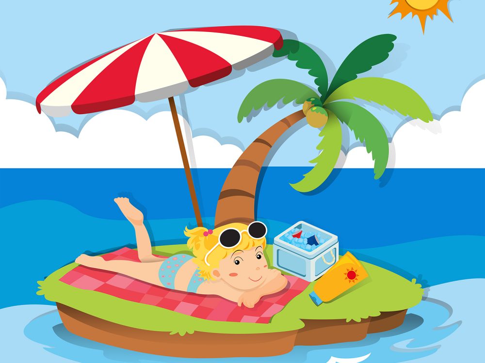 Summer Vacation Illustration