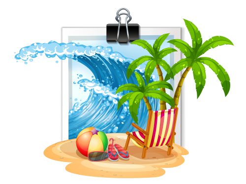Summer Vacation Illustration
