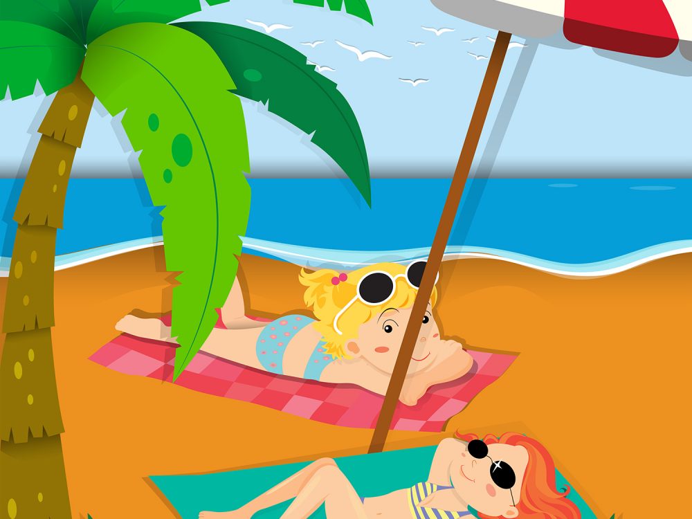 Summer Vacation Illustration