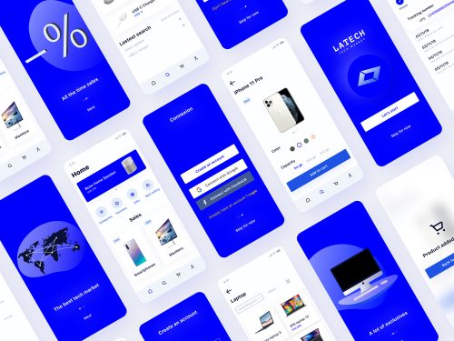 UI Kit Tech Marketplace