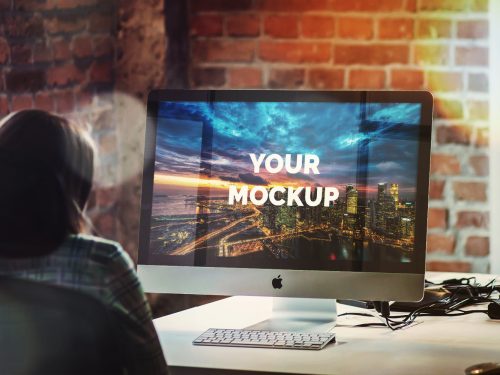 iMac Pro PSD Mockup
