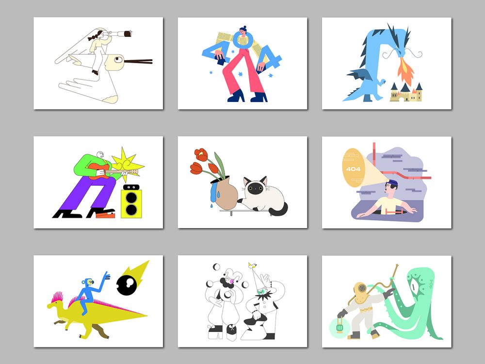 404 Illustrations Free Download 2