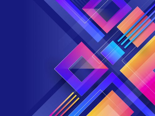 Abstract Colorful Shapes Background