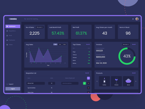 B-Inventory Dashboard UI Kit