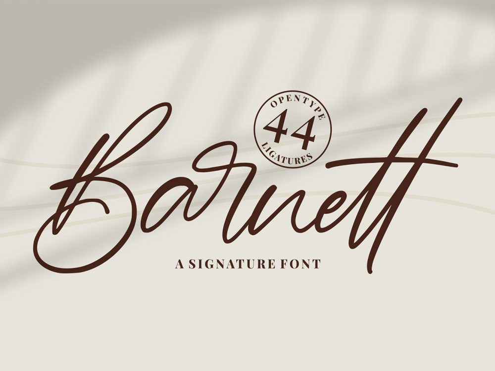 Barnett Free Font