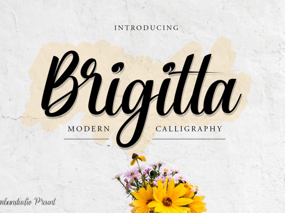 Brigitta Script Free Font