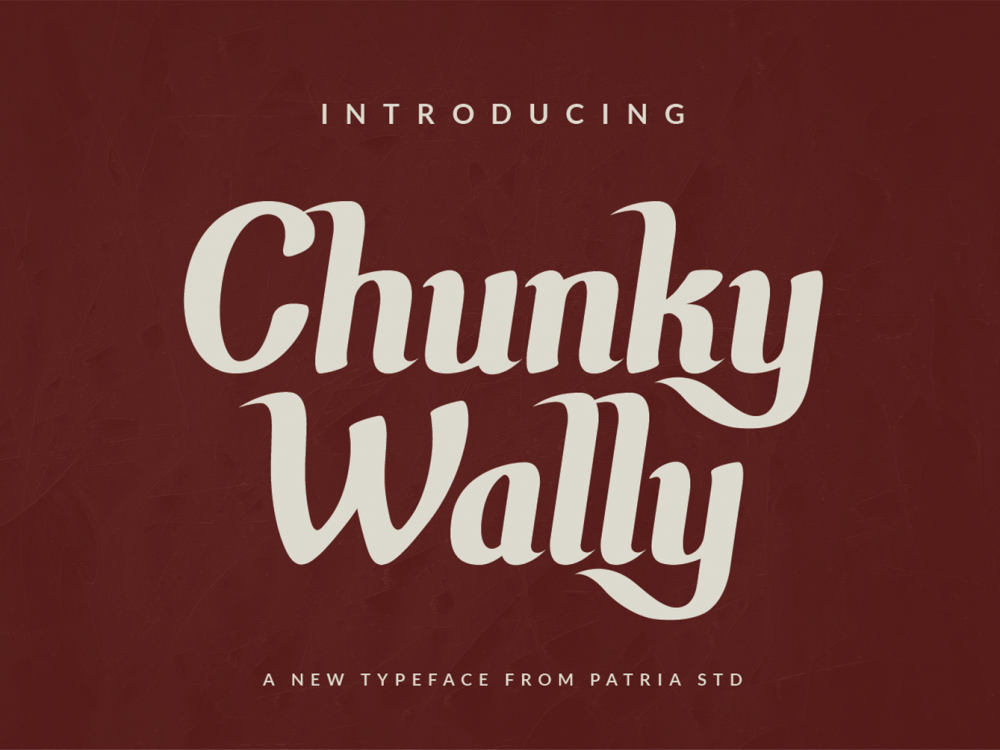 Chunky Wally Free Font