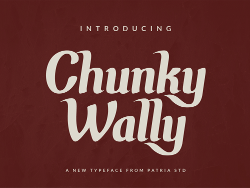 Chunky Wally Free Font