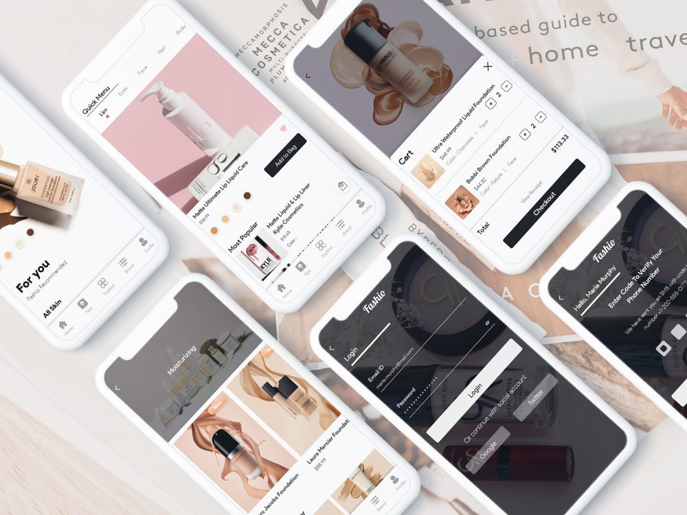 Cosmetic App UI Kit