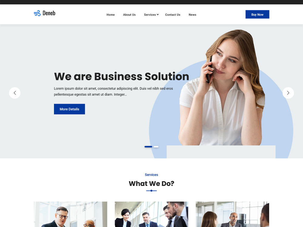 Deneb WordPress Theme