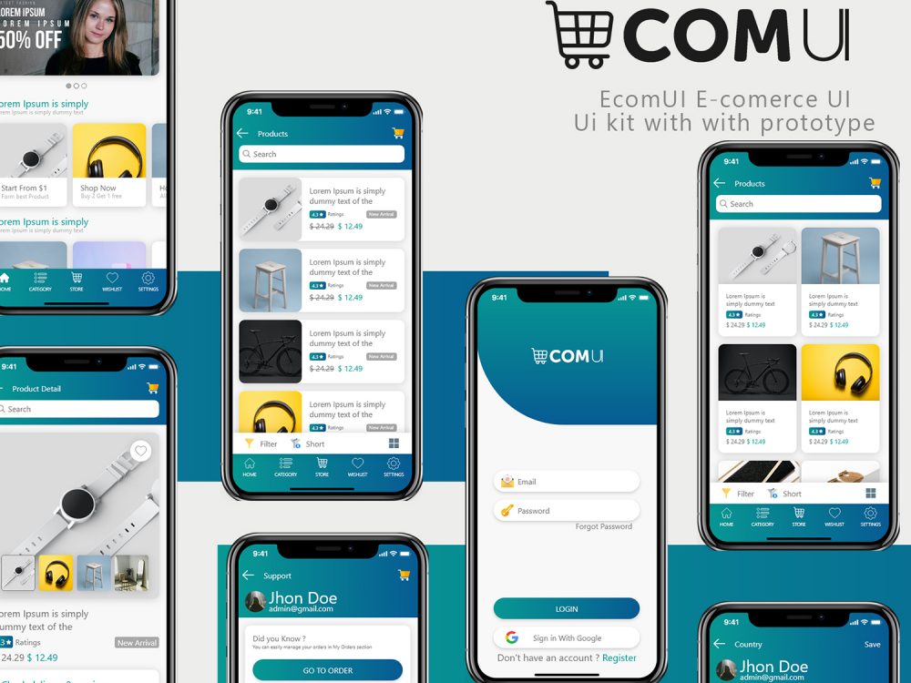 EcomUI Ecomerce UI Kit