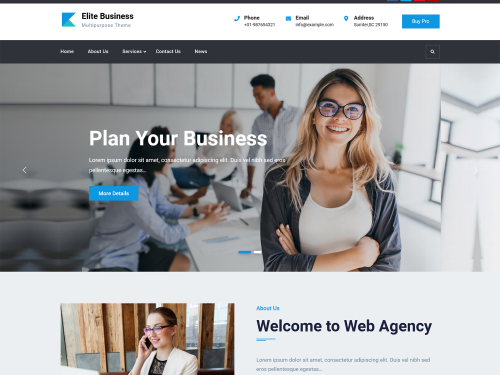 Elite Business WordPress Theme