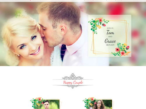 Eternal HTML Bootstrap 4 Wedding Template