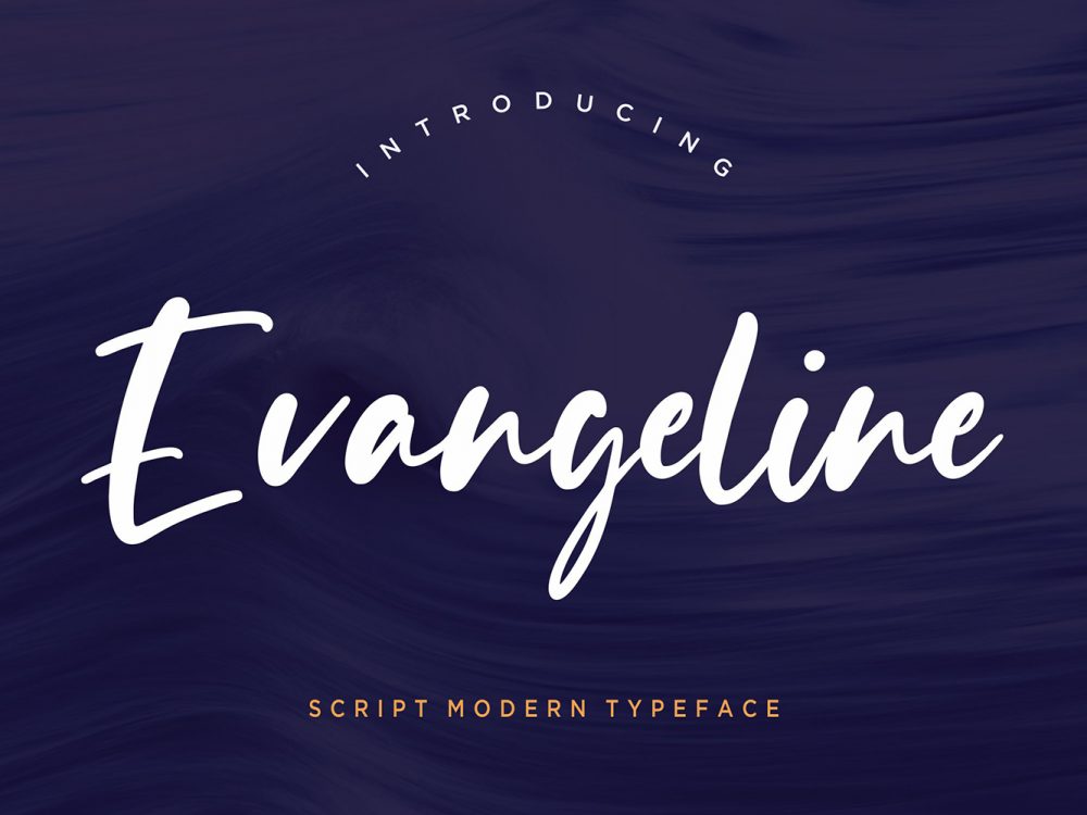 Evangeline Modern Free Font