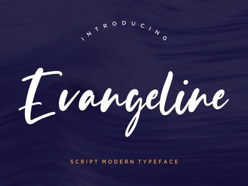 Evangeline Modern Free Font