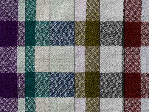 Fabric Texture with 6 Colors