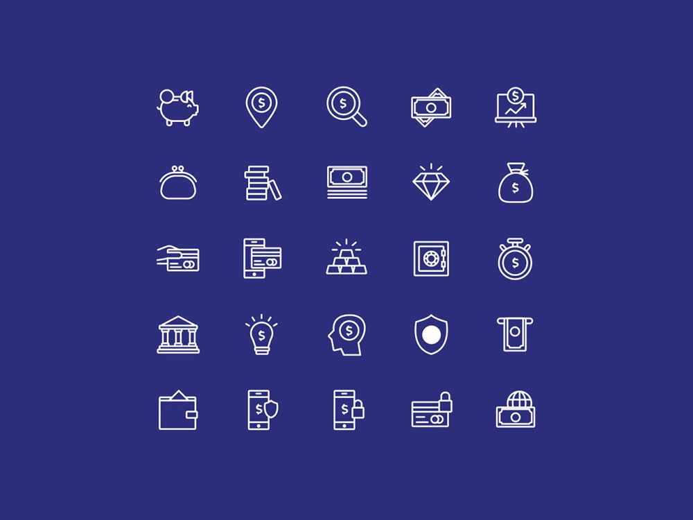 Finance Vector Line Icons