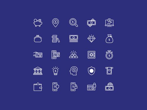 Finance Vector Line Icons