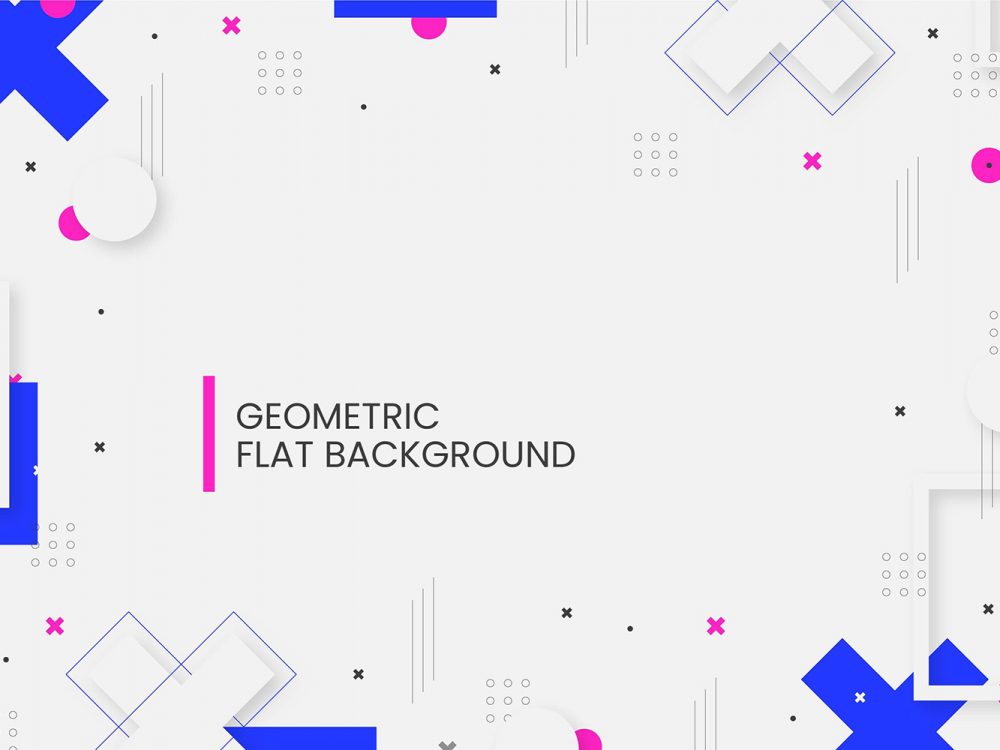 Flat Design Geometric Background