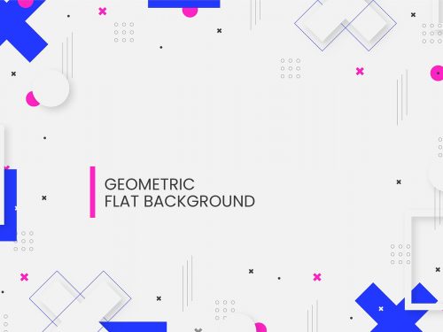 Flat Design Geometric Background