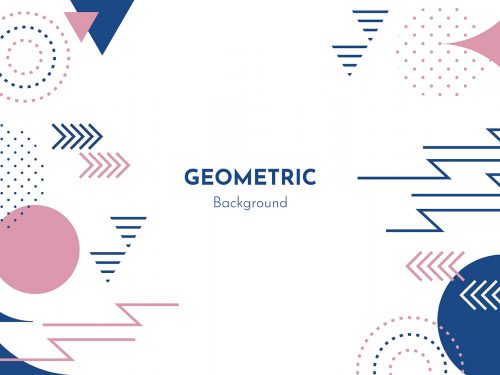 Flat Design Geometric Background