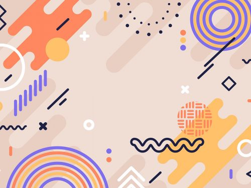 Flat Design Geometric Background
