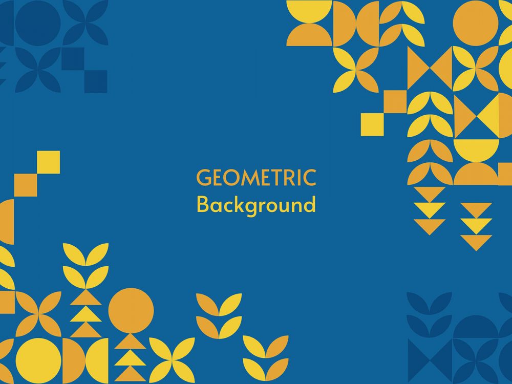 Flat Geometric Background