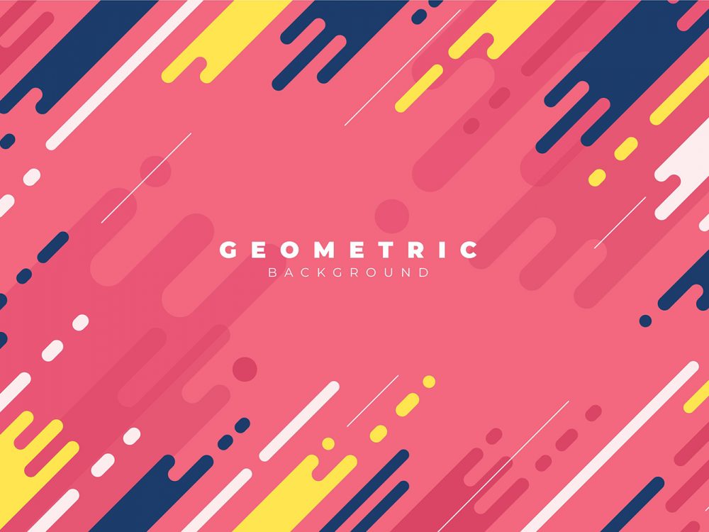 Flat Geometric Background