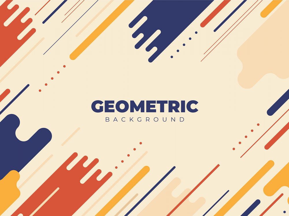 Flat Geometric Background