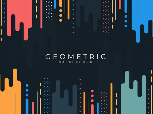 Flat Geometric Background