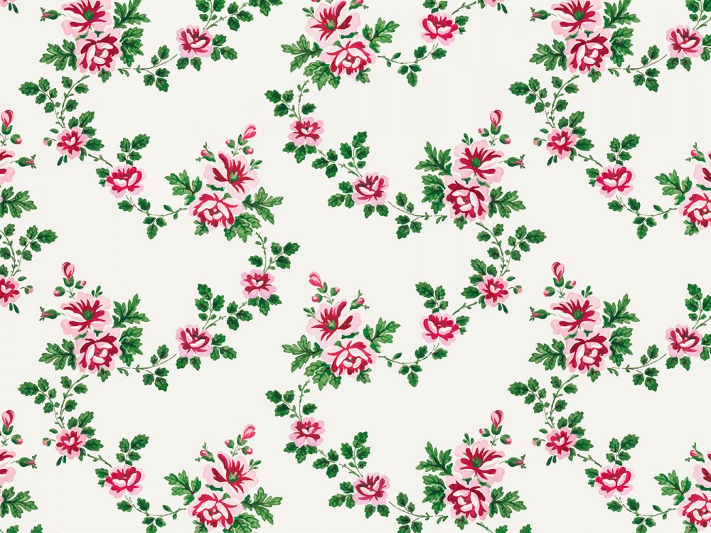 Floral Watercolor Free Pattern