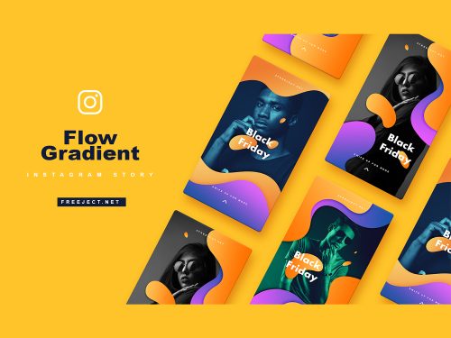 Flow Gradient Instagram Story Template