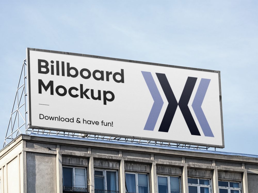 Free Billboard Mockup PSD
