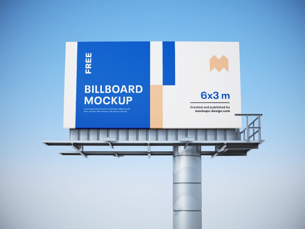 Free Billboard Mockup PSD