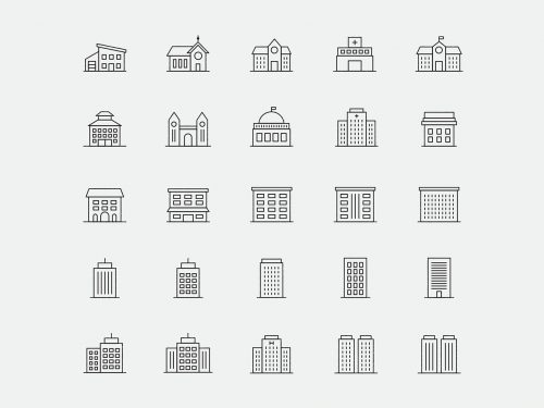 Free Building Vector Icons