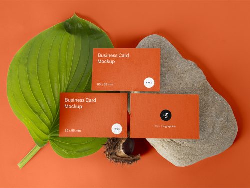 Free Business Cards Mockup