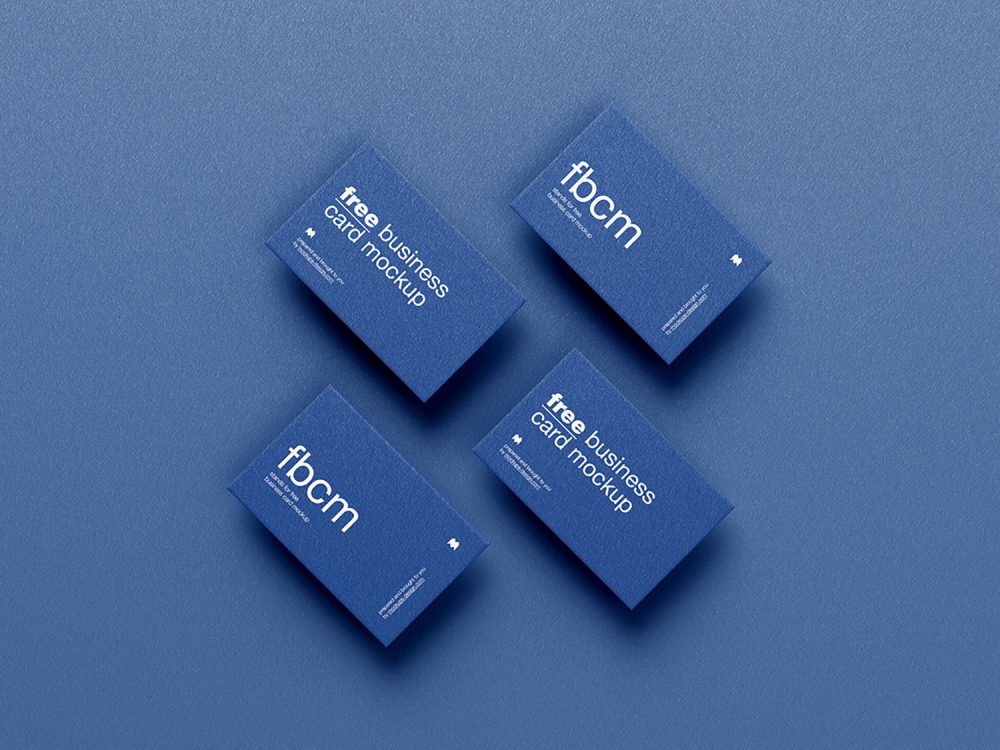 Free Business Cards Mockup