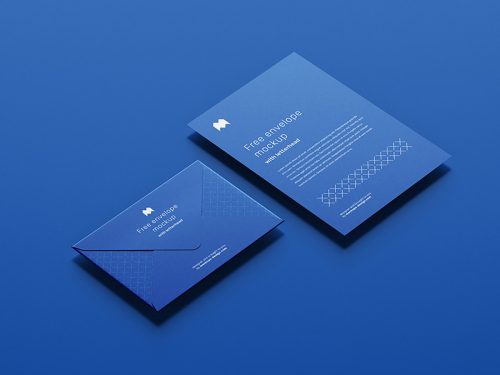 Free Envelope Mockup PSD